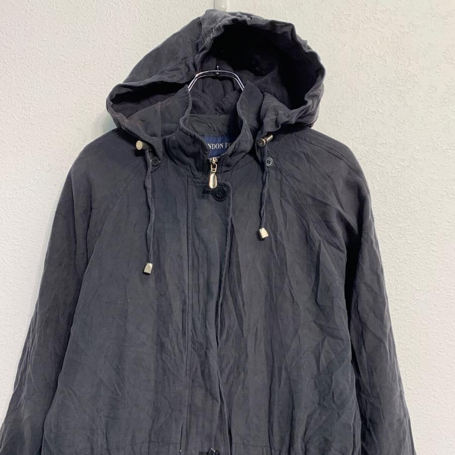 LONDON FOG ジャケット L ブラック ロンドンフォグ ジップアップ 