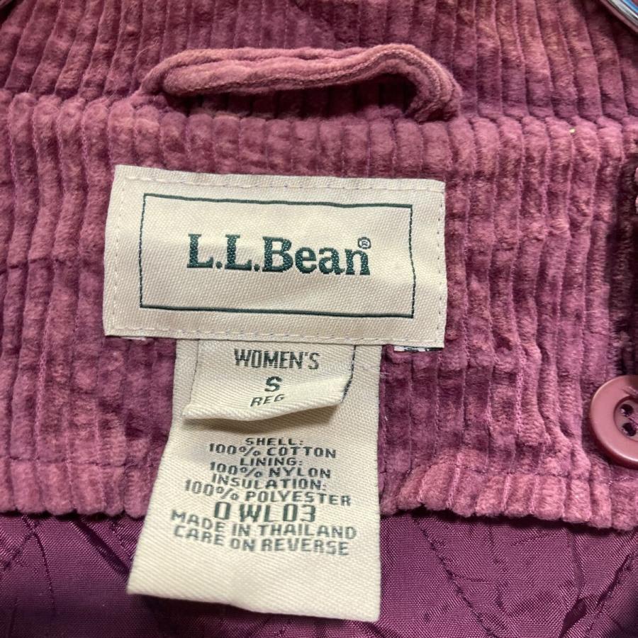 L.L.Bean コーデュロイジャケット レディース S スモーキーピンク 