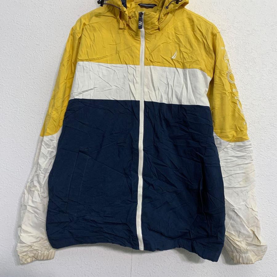 NAUTICA 中綿ジャケット M イエロー ネイビー ホワイト ノーティカ