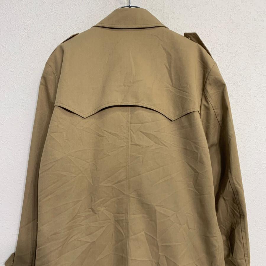 トレンチコート XL〜 ベージュ ダブルボタン ビッグサイズ エポレット