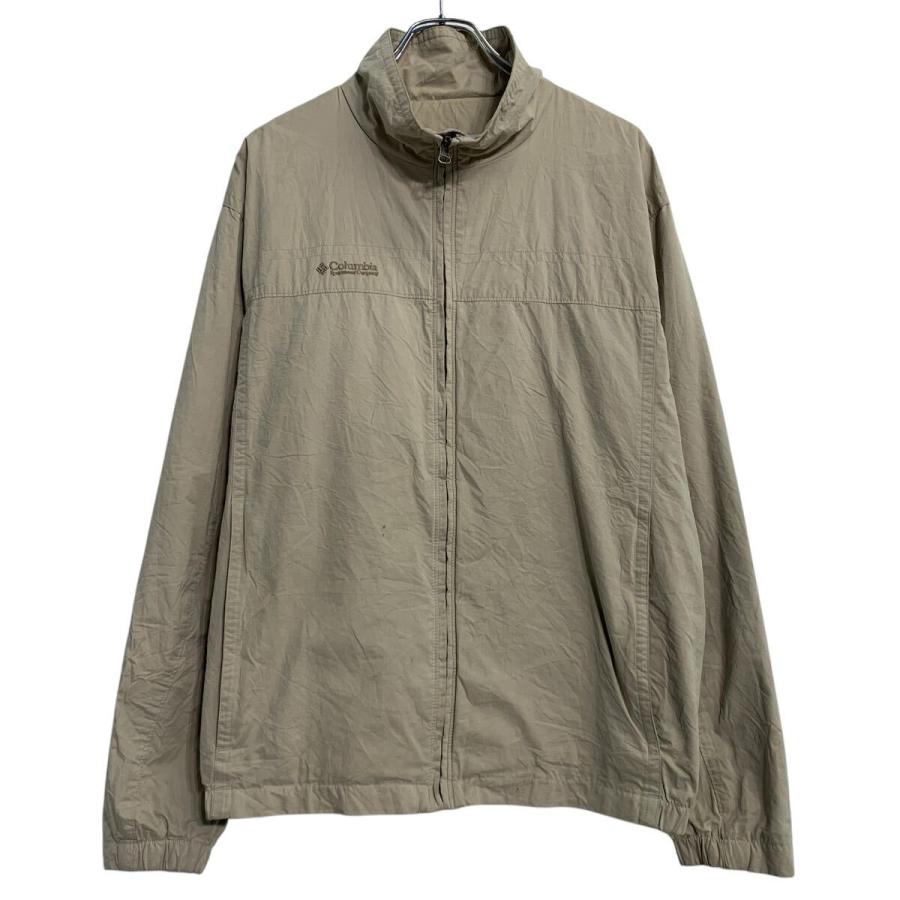 Columbia ブルゾンジャケット L ベージュ コロンビア ジップアップ 