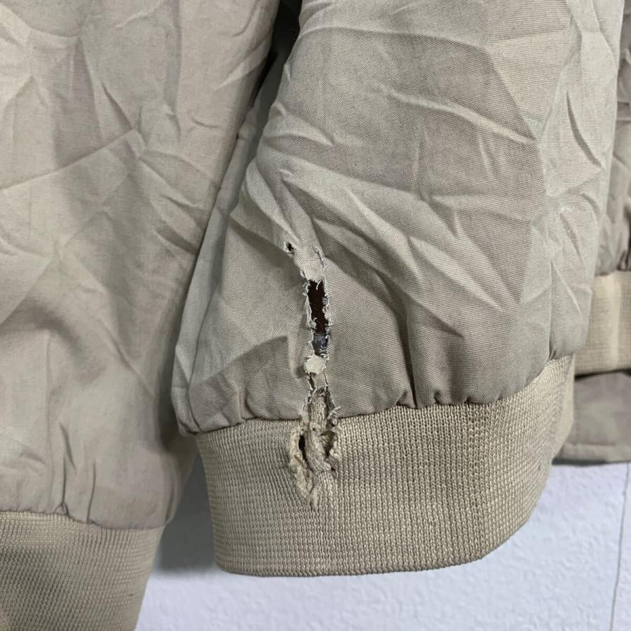 Text テキスト ブルゾン（その他） XS ベージュ 【古着】【中古】【送料無料】 HABAND ブルゾンジャケット 4XL ベージュ ハーバンド ジップアップ