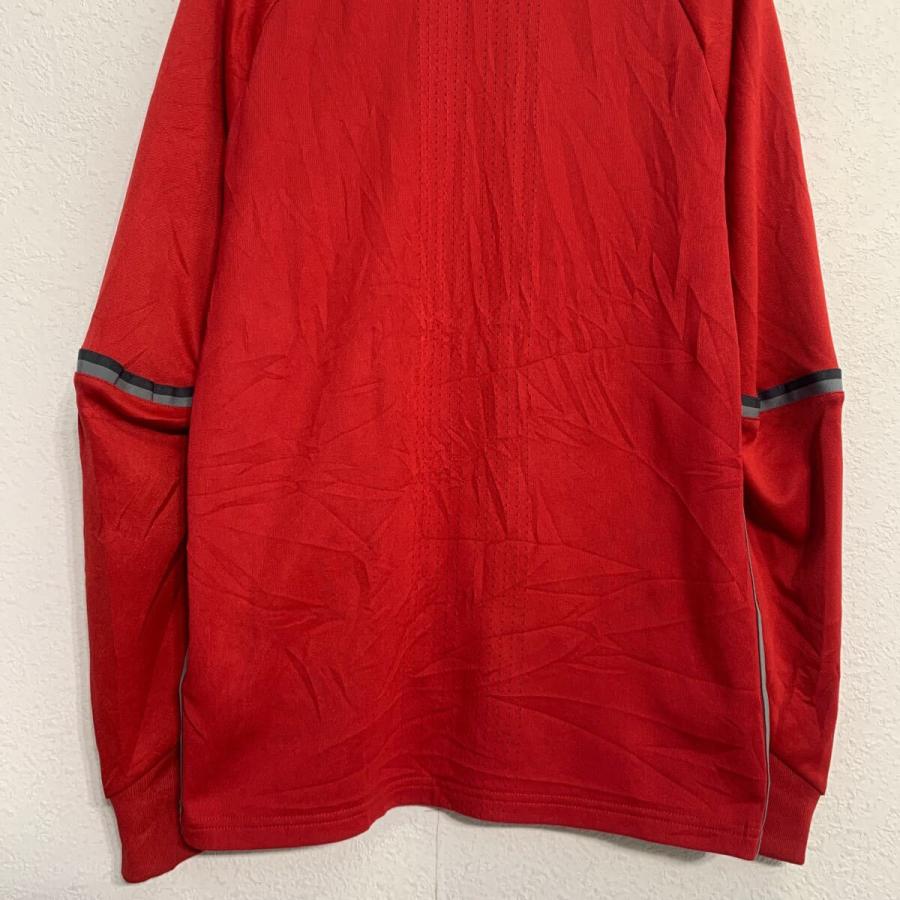adidas ロゴジャージ S レッド アディダス ジップアップ ラグラン 
