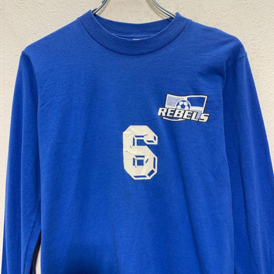 FRUIT OF THE LOOM 長袖 プリントTシャツ キッズ 150〜 ブルー 