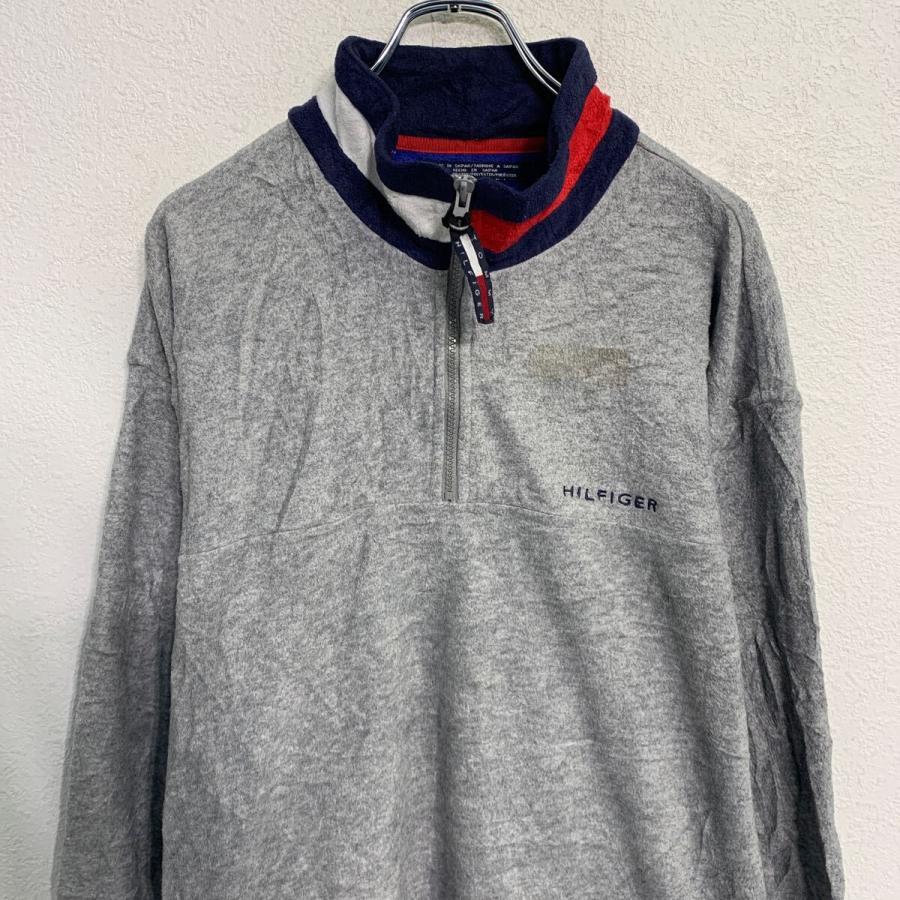 TOMMY HILFIGER フリースジャケット L グレー トミーヒルフィガー 