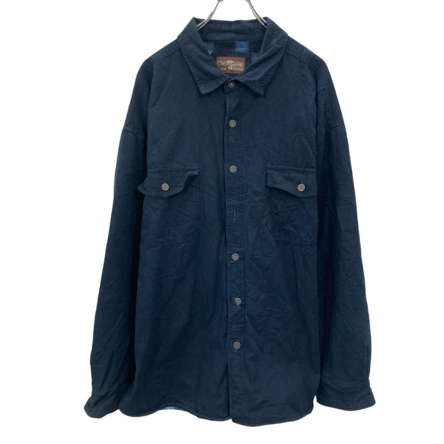 Levi's シャツジャケット リーバイス XXL ネイビー ビッグサイズ