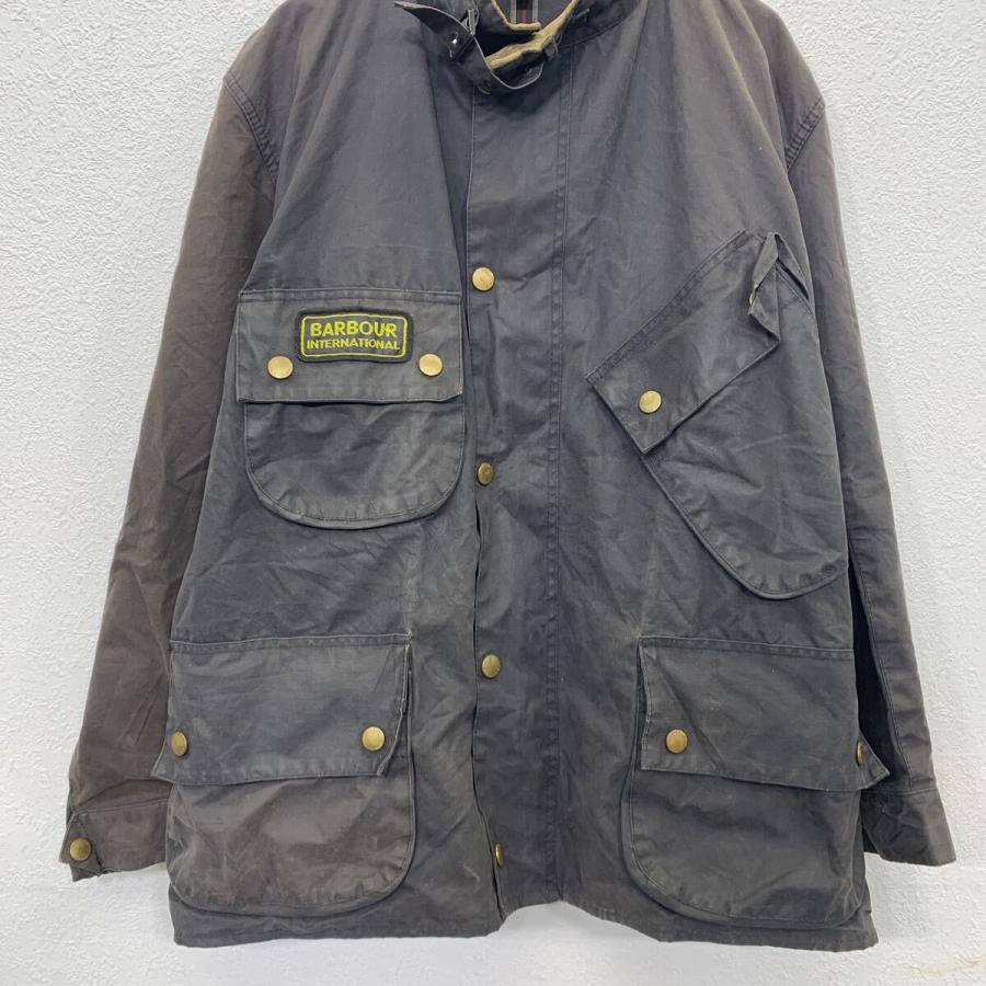 Barbour オイルドジャケット C48 ブラック バブアー スナップボタン 襟