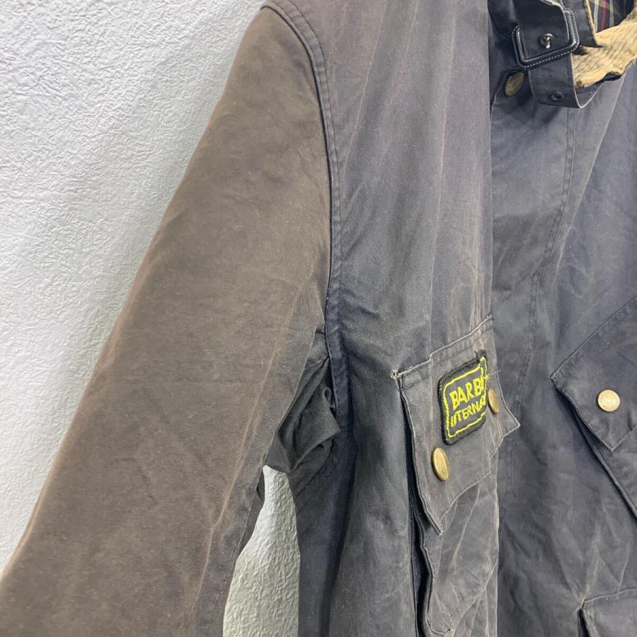 Barbour オイルドジャケット C48 ブラック バブアー スナップボタン 襟