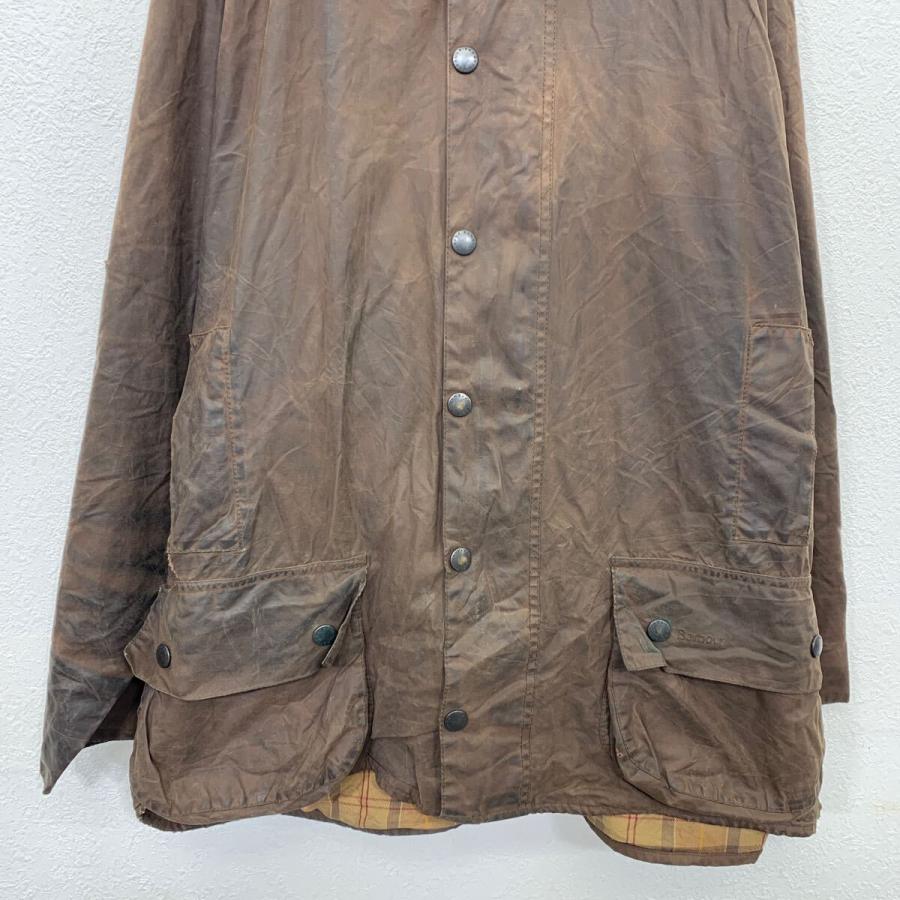 Barbour オイルドジャケット L〜 ブラウン バブアー ジップアップ