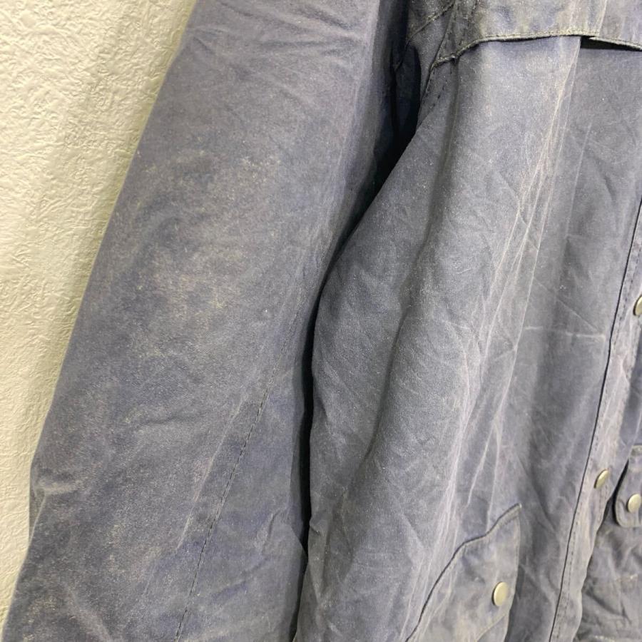 Barbour オイルドジャケット 10 M〜 ネイビー バブアー ジップアップ