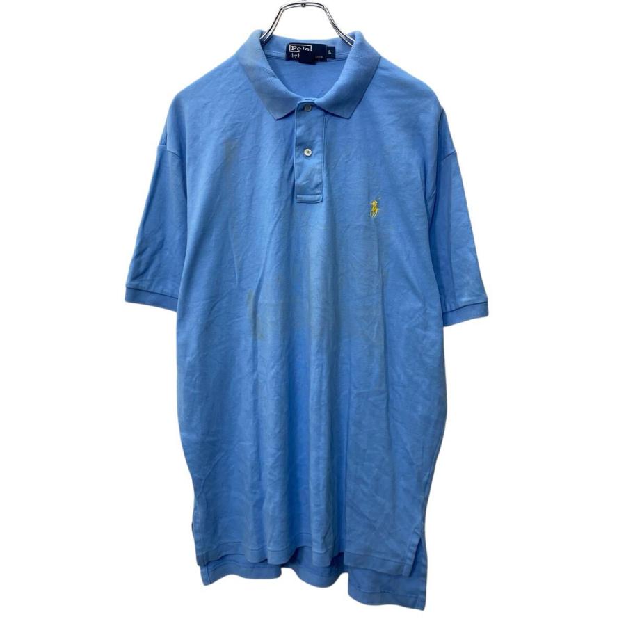 Polo Ralph Lauren 半袖 ポロシャツ L ライトブルー ポロラルフ