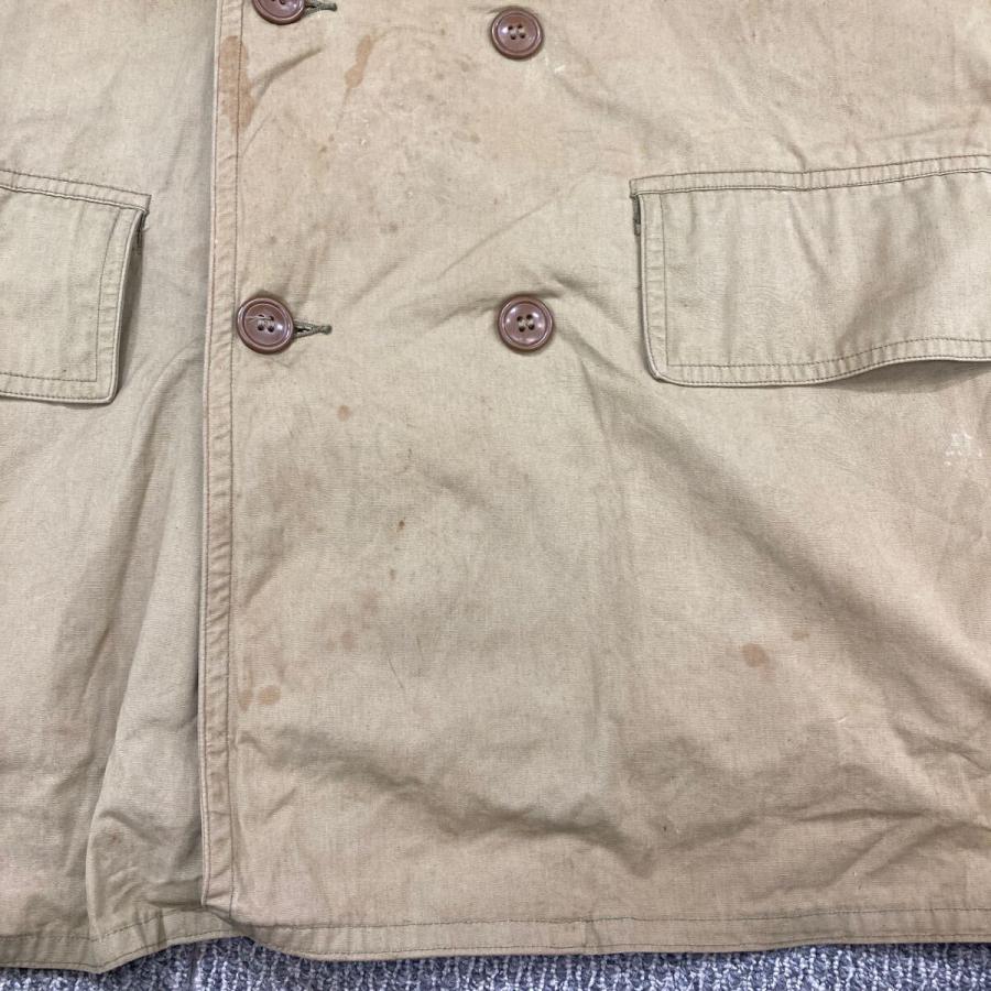 ミリタリー マッキーノコート Mサイズ位 表記サイズ38 40年代 米軍実品
