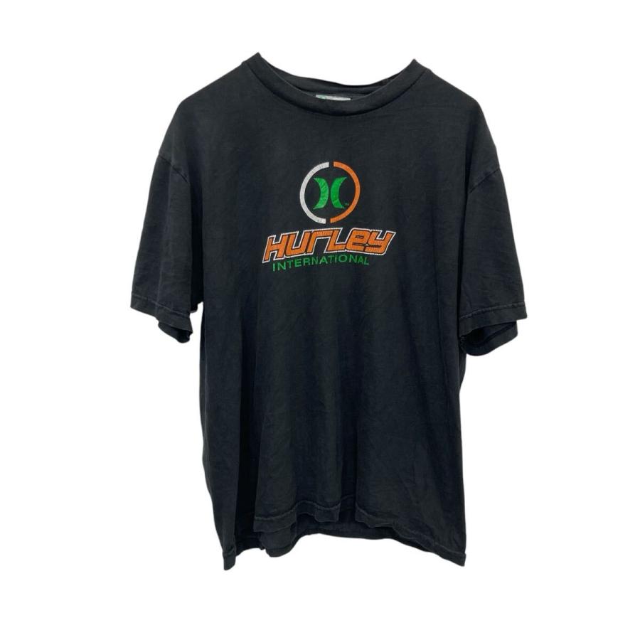 HURLEY 半袖 プリントTシャツ M ブラック ハーレー プルオーバー