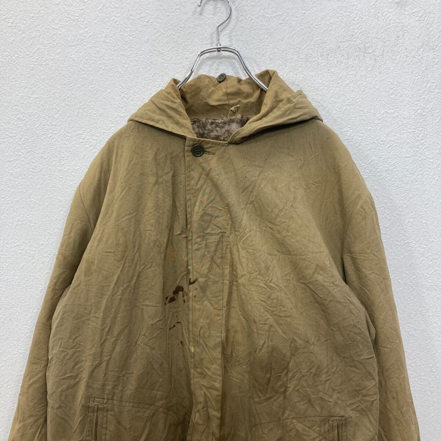 ユーロロングコート Mサイズ位 ボアライナー カーキ 古着卸 アメリカ仕