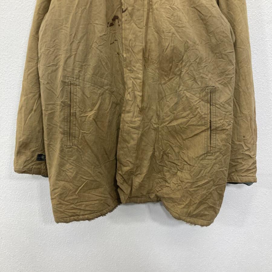 ユーロロングコート Mサイズ位 ボアライナー カーキ 古着卸 アメリカ仕