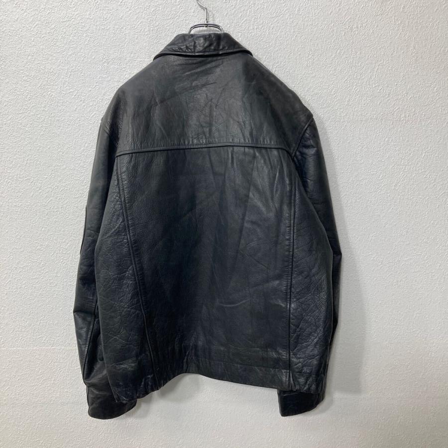 ユーロパイロット レザージャケット Lサイズ位 フランス YKKジップ 単