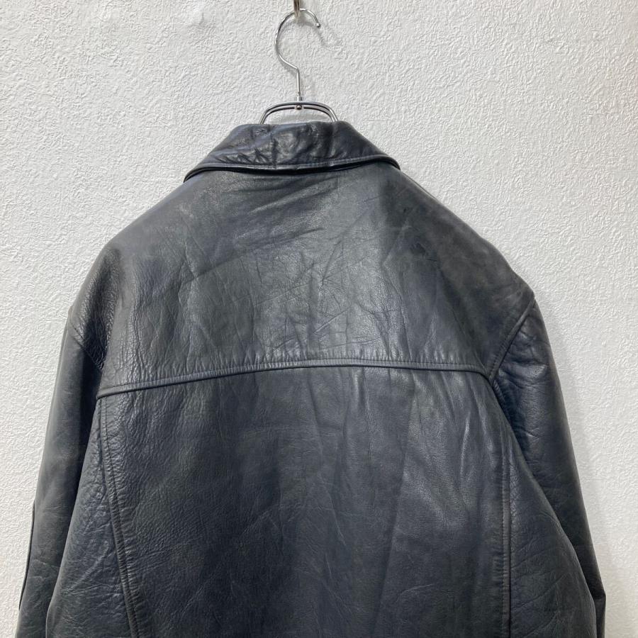 ユーロパイロット レザージャケット Lサイズ位 フランス YKKジップ 単