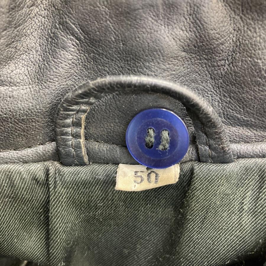 ユーロパイロット レザージャケット Lサイズ位 フランス YKKジップ 単