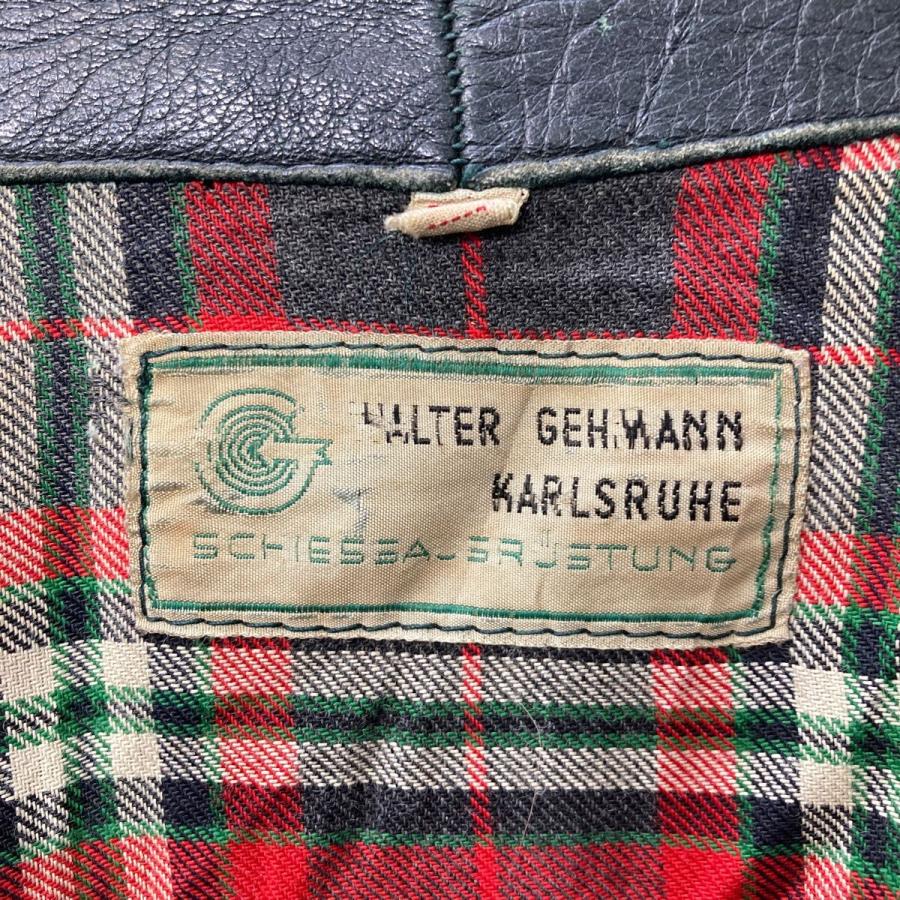 ユーロ シューティングレザージャケット Lサイズ位 ドイツ