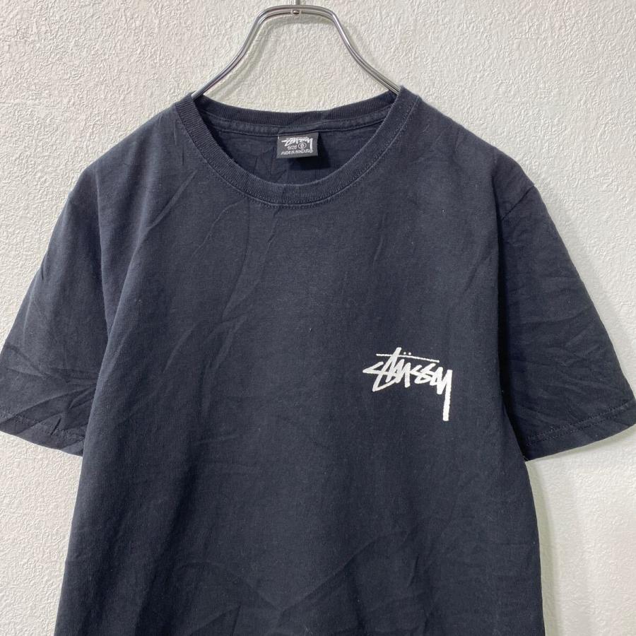 【USA製 L】ステューシー フォトプリント Tシャツ 黒 墨色 STUSSY Classloom 半袖 プリントTシャツ S ブラック ステューシー
