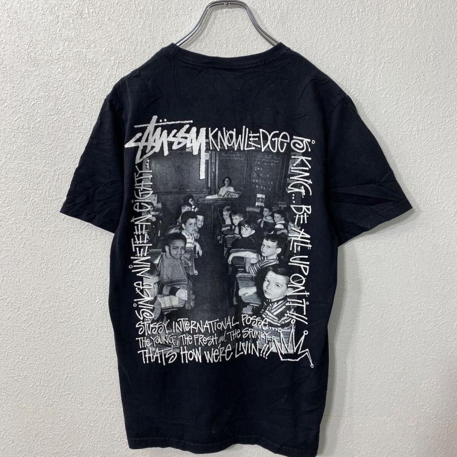 STUSSY Classloom 半袖 プリントTシャツ S ブラック ステューシー