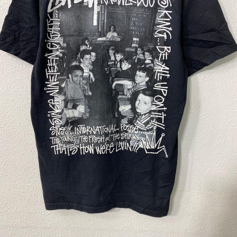 STUSSY Classloom 半袖 プリントTシャツ S ブラック ステューシー