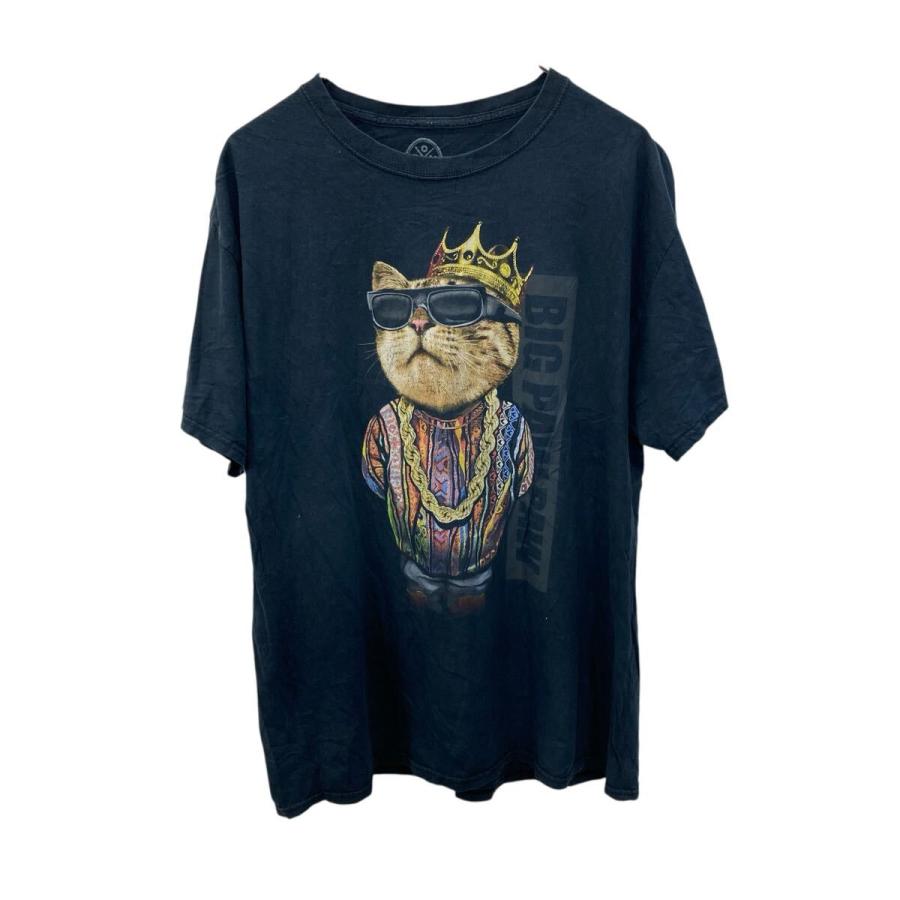 DOM 半袖プリントTシャツ L ブラック ドム プルオーバー アニマル