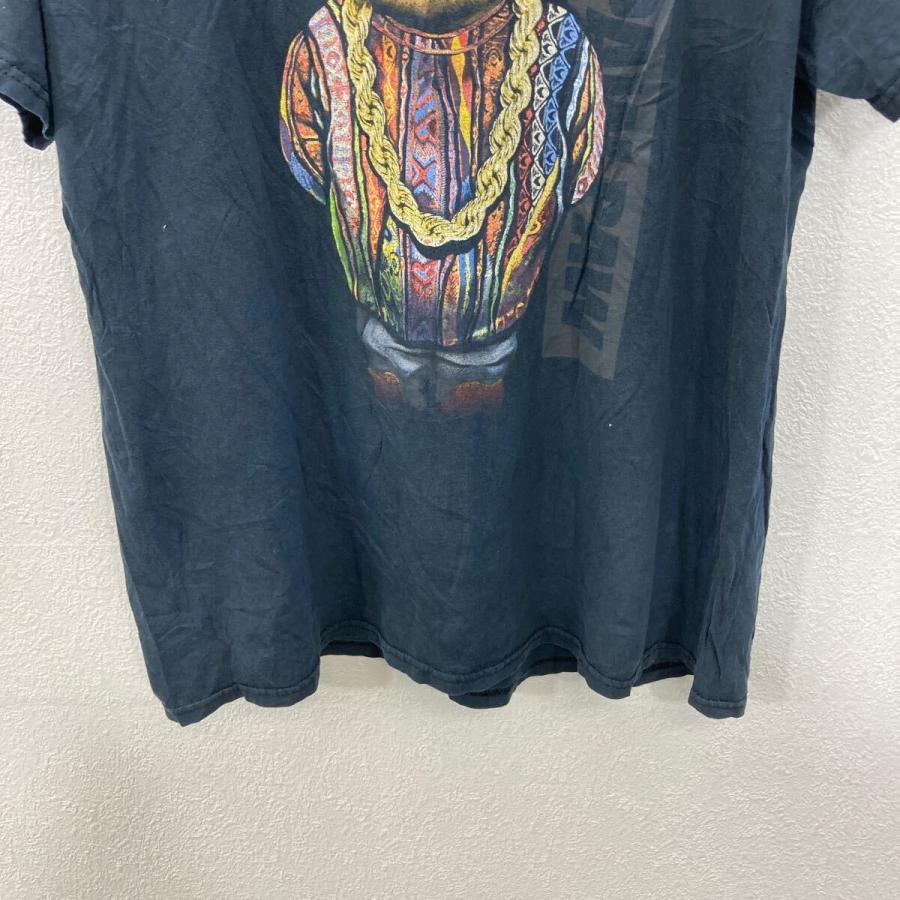 DOM 半袖プリントTシャツ L ブラック ドム プルオーバー アニマル