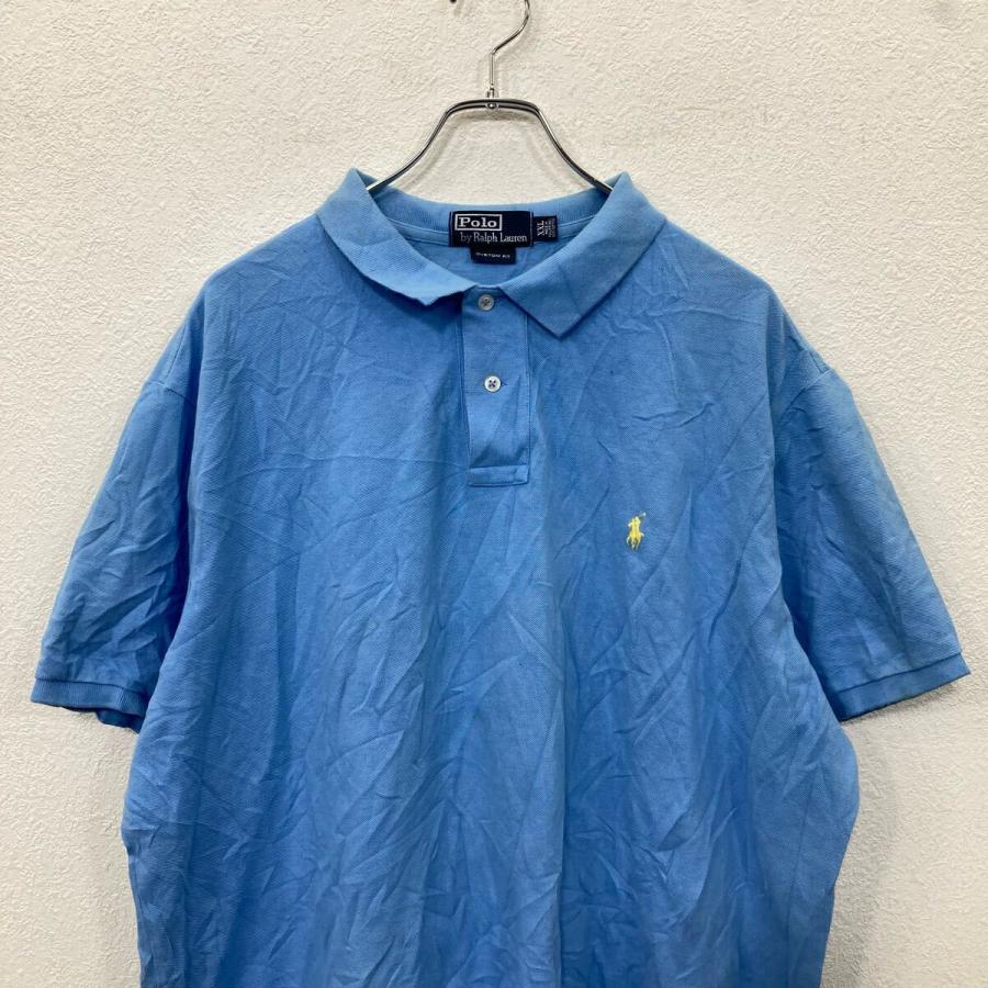 POLO Ralph Lauren ポロシャツ半袖　XXL Polo Ralph Lauren 半袖 ポロシャツ XXL ライトブルー ポロラルフ
