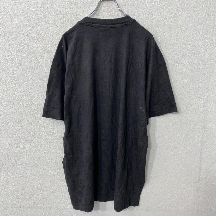 00s IBM 企業Tシャツ Hanes BEEFY XL フェード ブラック Hanes BEEFY-T 半袖 ロゴTシャツ XL フェードブラック ヘインズ