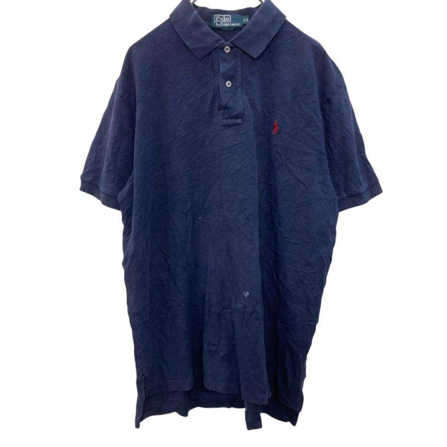 Polo Ralph Lauren 半袖 ポロシャツ L ネイビー ポロラルフローレン