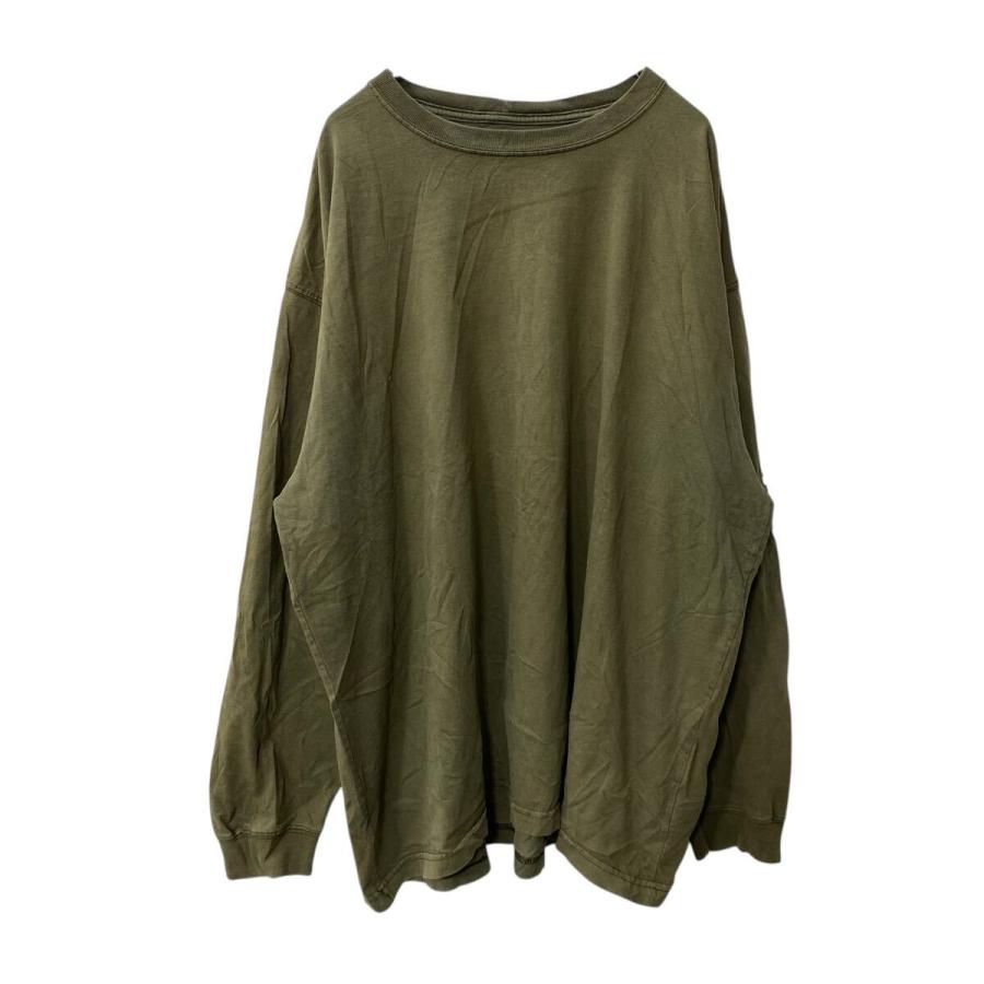 Carhartt 長袖 プリントTシャツ XL オリーブ カーキ カーハート プル 