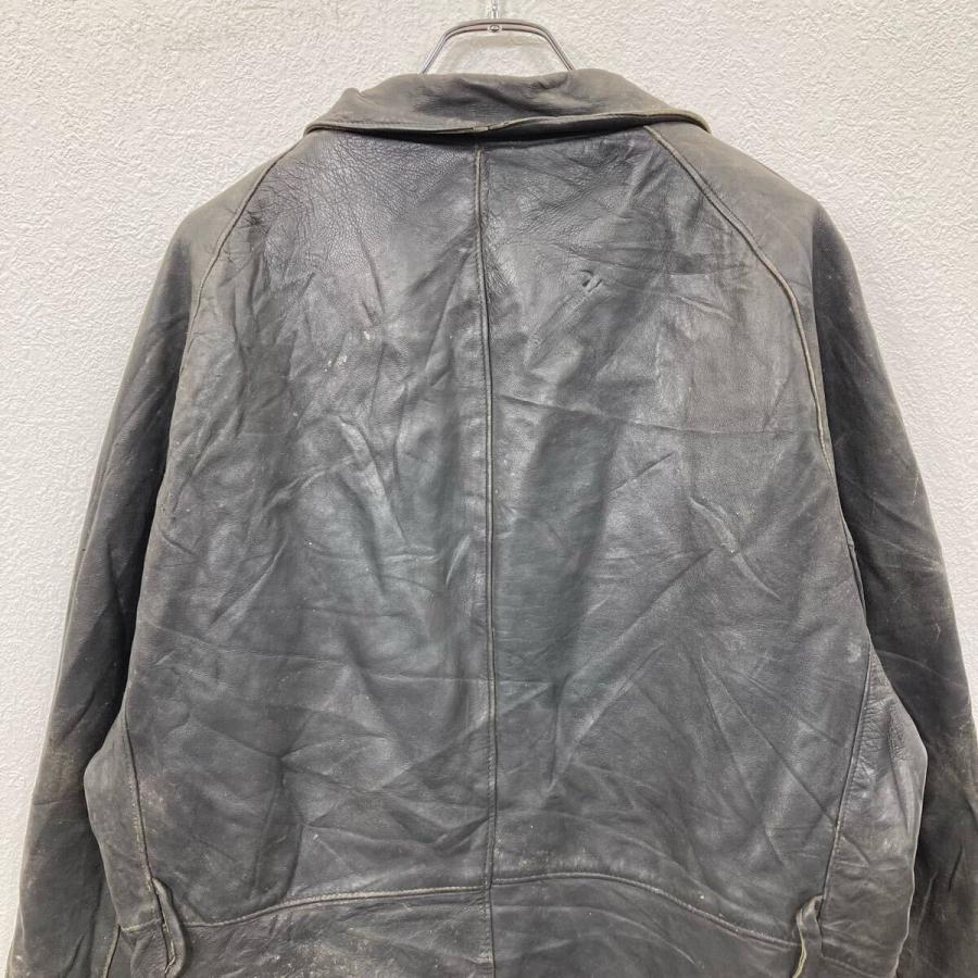 VTN ユーロ レザーカーコート Mサイズ位 ブラック フランス製