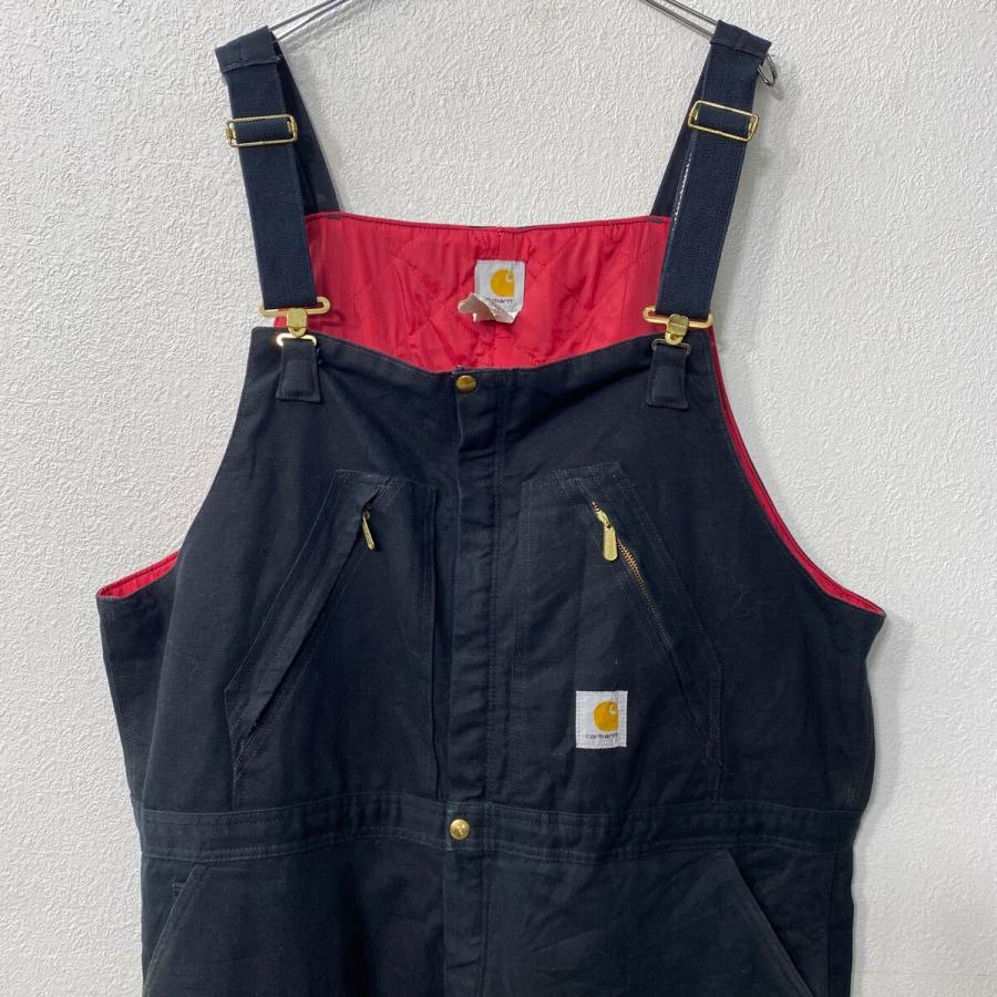 Carhartt 中綿 ダック オーバーオール W54 ブラック カーハート