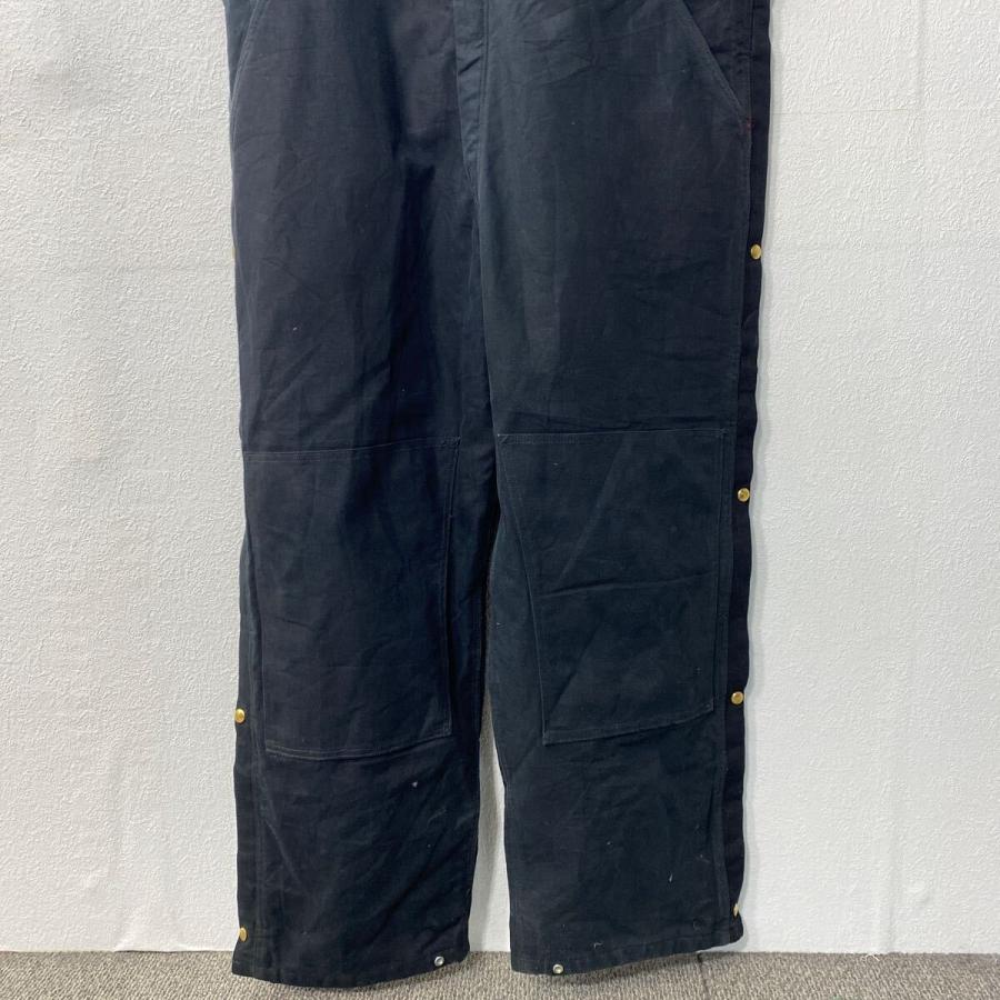 Carhartt 中綿 ダック オーバーオール W54 ブラック カーハート