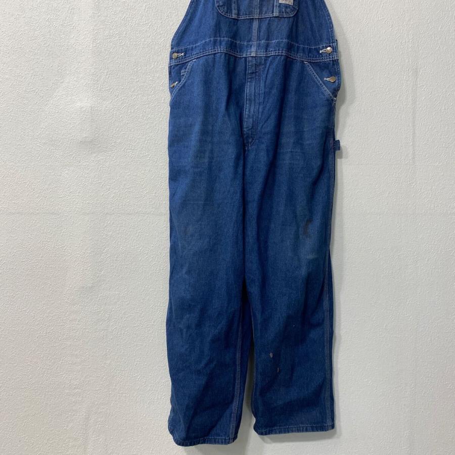 Carhartt デニム オーバーオール W38 ネイビー カーハート メキシコ製