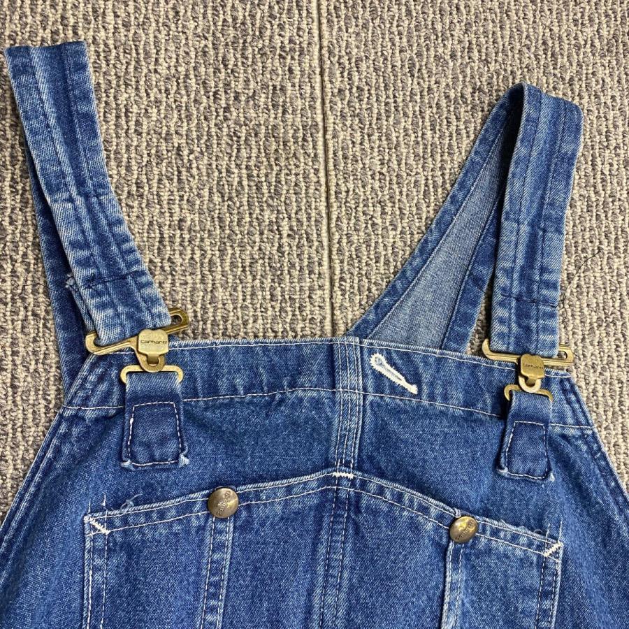 Carhartt デニム オーバーオール W46 ブルー カーハート ワークウェア