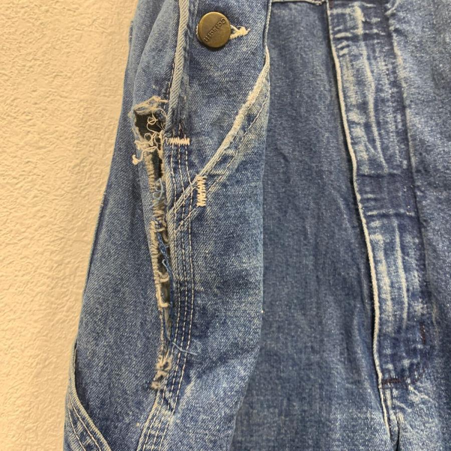 Carhartt デニム オーバーオール W36 インディゴブルー カーハート