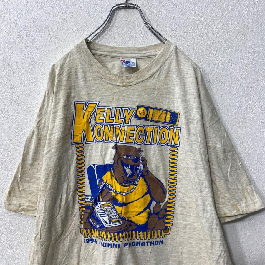Hanes BEEFY-T 半袖 プリントTシャツ XL オートミール ヘインズ USA製
