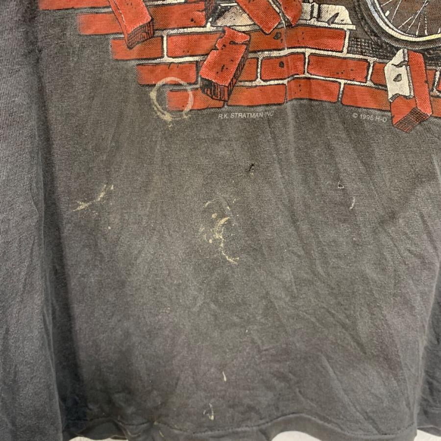 HARLEY DAVIDSON 半袖 プリントTシャツ XL フェードブラック ハーレー