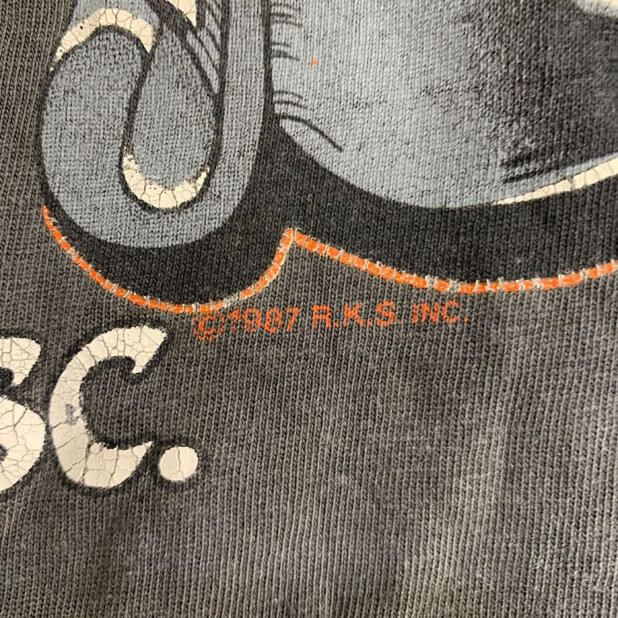 HARLEY DAVIDSON 半袖 プリントTシャツ XL フェードブラック ハーレー