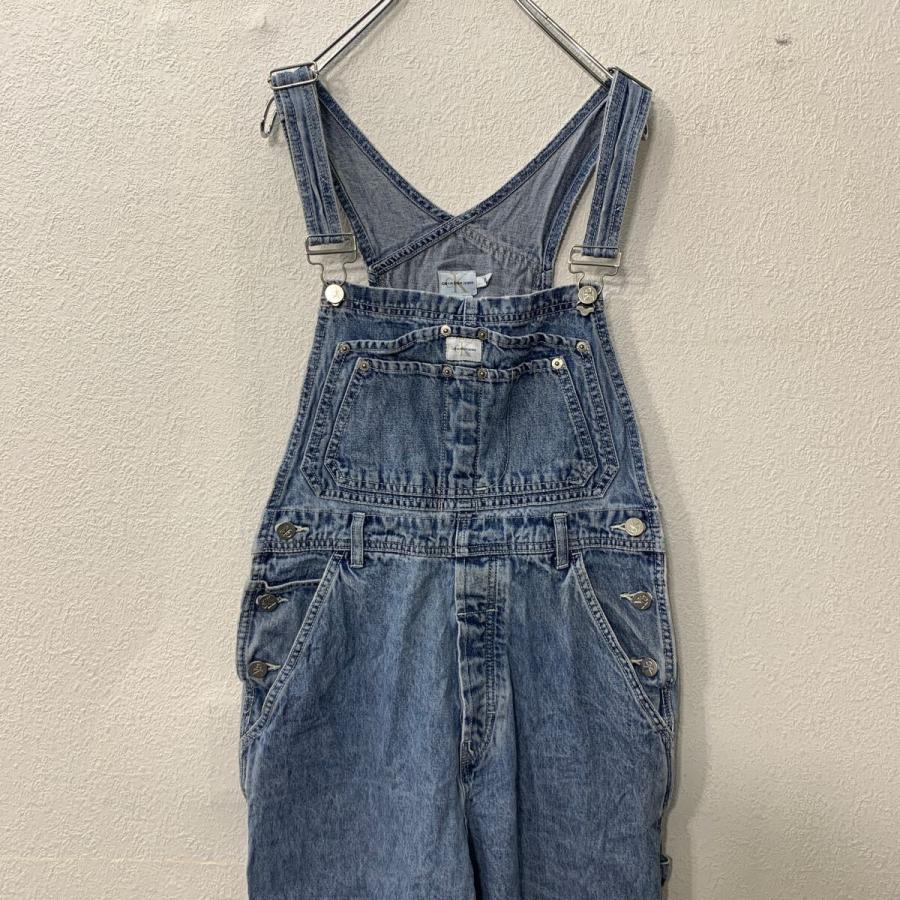 Calvin Klein オーバーオール S ブルー カルバンクライン ジップアップ