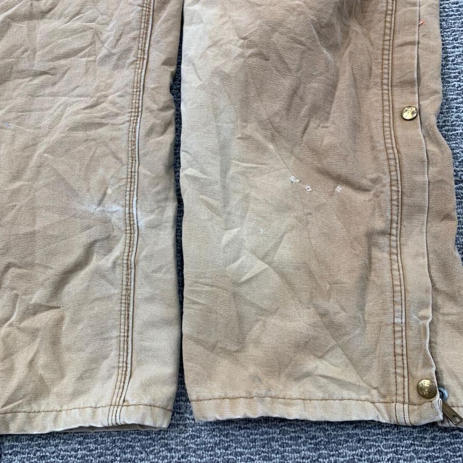 Carhartt 長袖 つなぎ L〜XL ブラウン カーハート ジップアップ ダック
