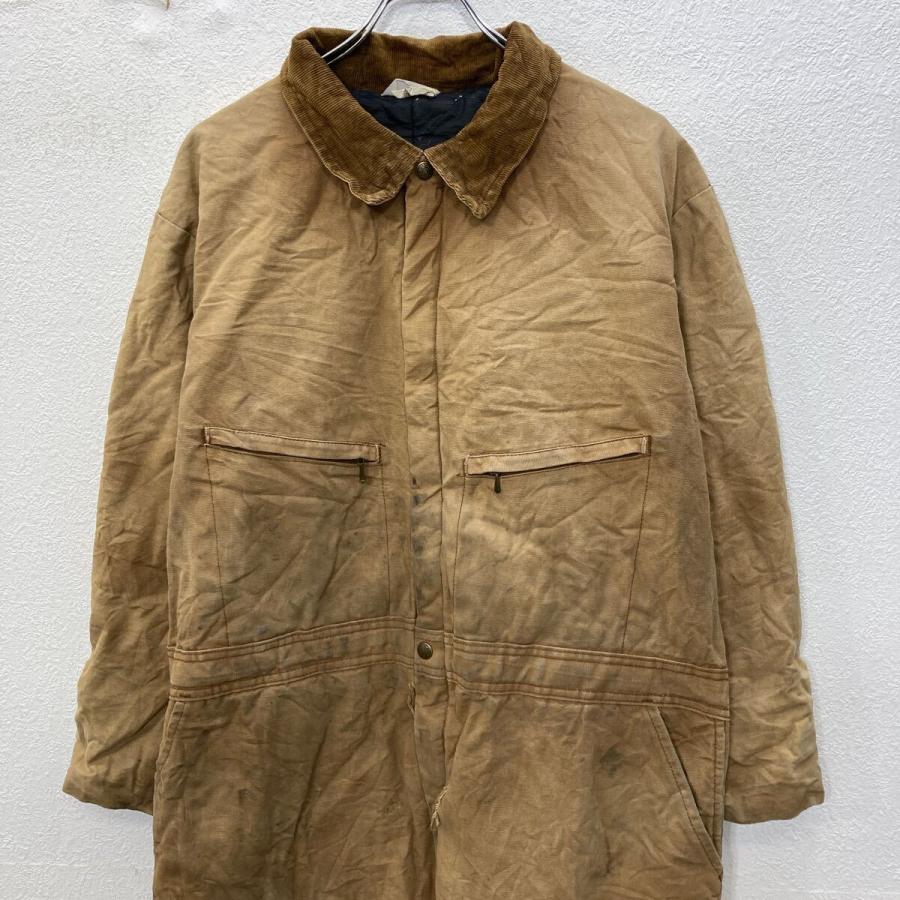Key 長袖 つなぎ XL ベージュ キー タロンジップ 80's〜 80年代