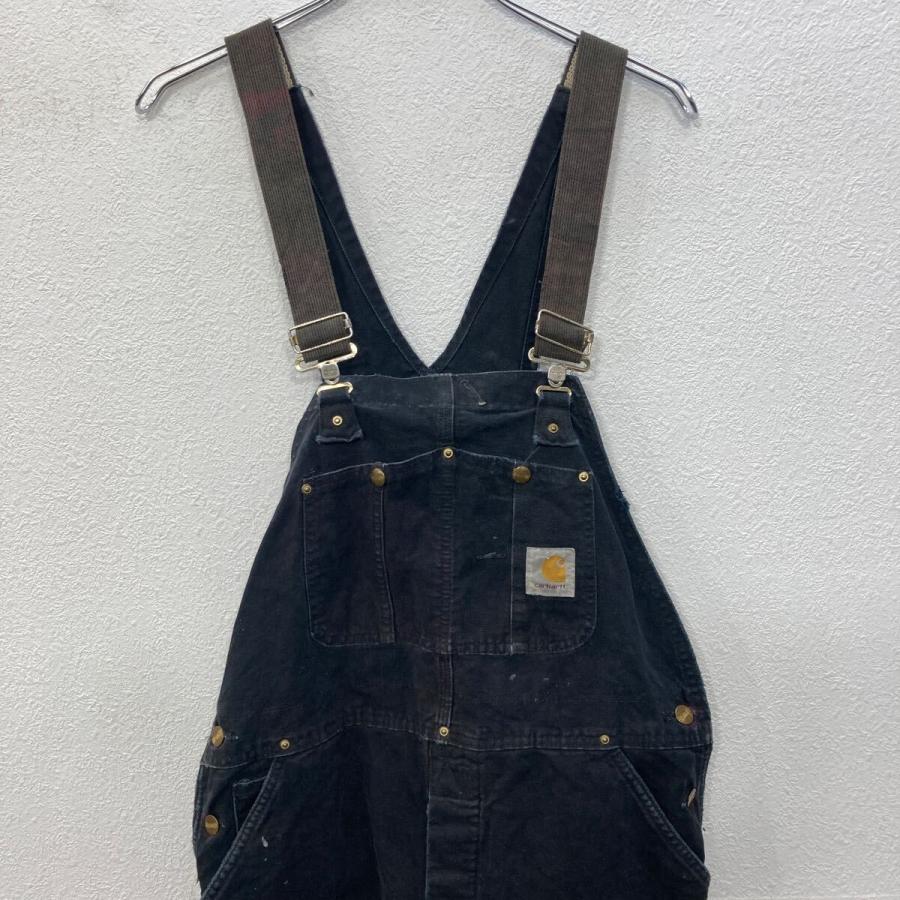 Carhartt 中綿 ダック オーバーオール M〜 ブラック カーハート