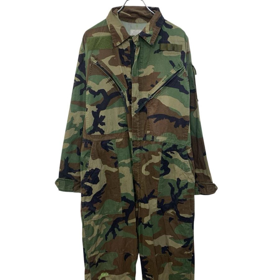 U.S.ARMY 長袖 つなぎ M マルチカラー ユーエスアーミー ジップアップ
