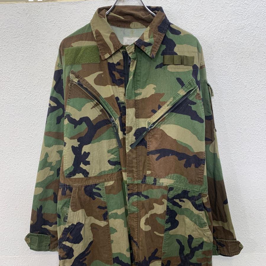 U.S.ARMY 長袖 つなぎ M マルチカラー ユーエスアーミー ジップアップ