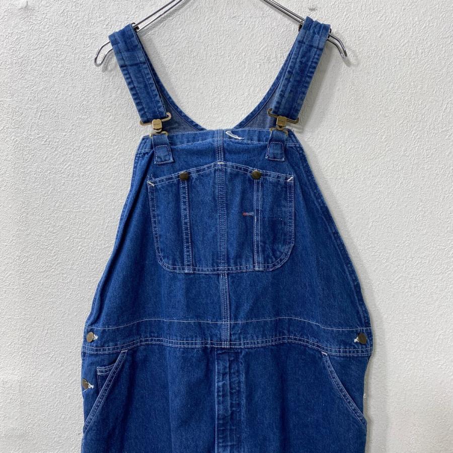 カーハート　デニムオーバーオール　実寸W42×L32 メキシコ製 Carhartt デニム オーバーオール W42 ブルー カーハート メキシコ製