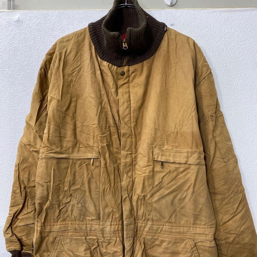 WearGuard 中綿 ダック 長袖つなぎ W44 ブラウン タロンジップ 60's
