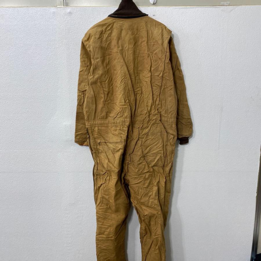WearGuard 中綿 ダック 長袖つなぎ W44 ブラウン タロンジップ 60's